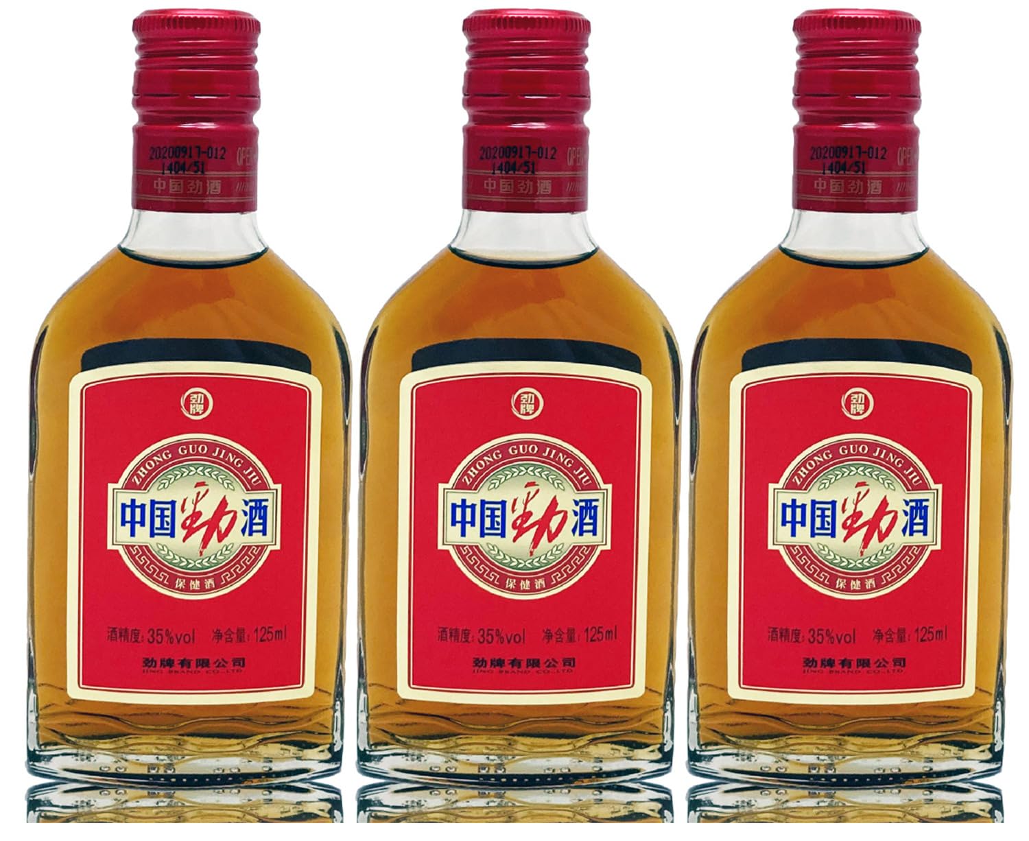 Amazon.co.jp: 中国勁酒（けいしゅ）薬草酒 35度 125ml (3本セット)箱